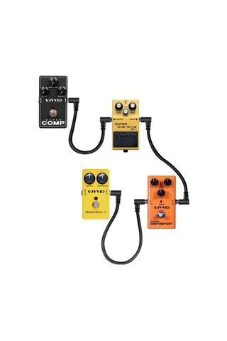 Sones Tek Blok Ses Enstrümanı Elektrik Gitar Efekt Hattı, Kablo Uzunluğu: 30 Cm Siyah