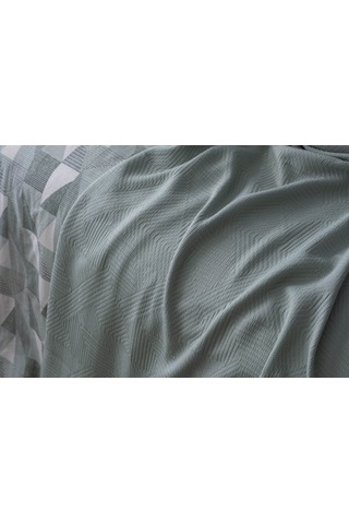 Tek Kişilik Cozy Yatak Örtüsü Senro Yeşil