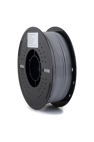 Filamix Hyper Petg Gri Filament 1.75mm 1kg Plastik Makara Hızlı