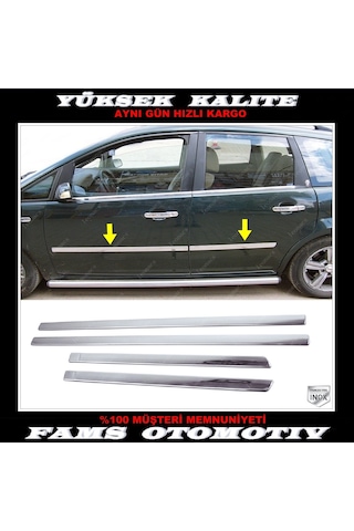 Ford C-max Krom Yan Kapı Çıtası 4 Kapı 2003-2010 P. Çelik