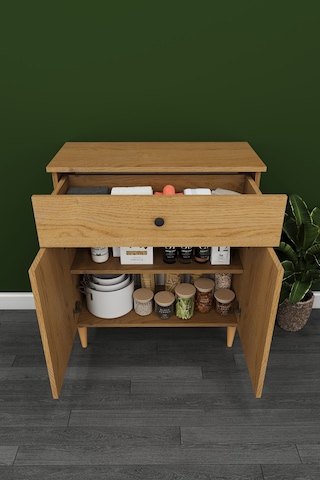 Modern Çekmeceli Çok Amaçlı Mutfak Banyo Dolabı %100 Mdf Erzak Kiler Dolabı Fd01 Karına