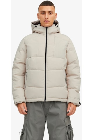 Jack & Jones Jcootıs Puffer Erkek Bej Mont 12239001-Beige Bej