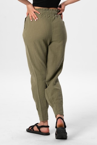 Eliş Şile Bezi Müslin Havuç Yazlık Pantolon Haki Hk-haki Haki