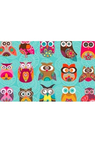 Ks Puzzle 500 Parça Multi Owls Renkli Baykuşlar.