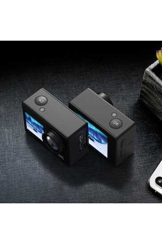 Sjcam Sj4000 Dual Screen Wifi 4k Aksiyon Kamerası Siyah