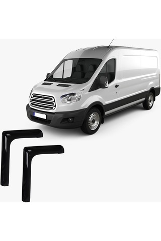 Ford Transit Uyumlu 2002-2012 Geçmeli Abs Cam Rüzgarlığı 2 Parça