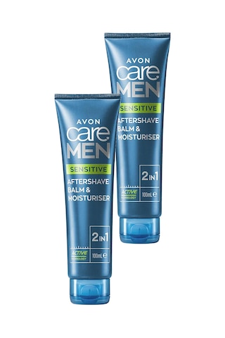 Avon Care Men Sensitive 2'si 1 Arada Tıraş Sonrası Balsam Ve Nemlendirici 2 x 100 ML