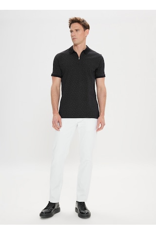 AC&Co / Altınyıldız Classics Altınyıldız Classics Siyah Erkek Polo T-shirt 4a4824200036 Siyah