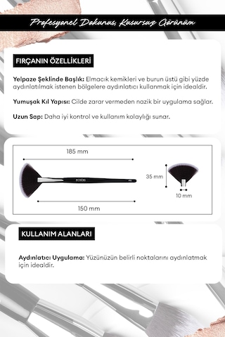 Fan Fırçası Cre Ars Fan Brush 116