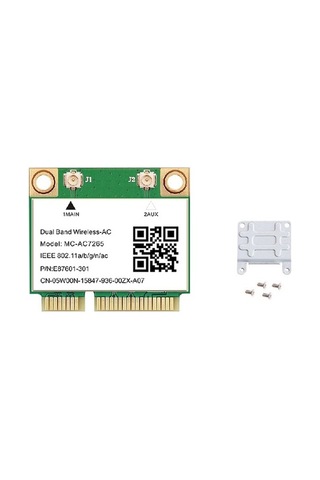 Ulzyvf Wifi Pcı-e Mini Mc-ac7265 Kartı Kablosuz Çift Bluetooth Bant 1200mbps Rq