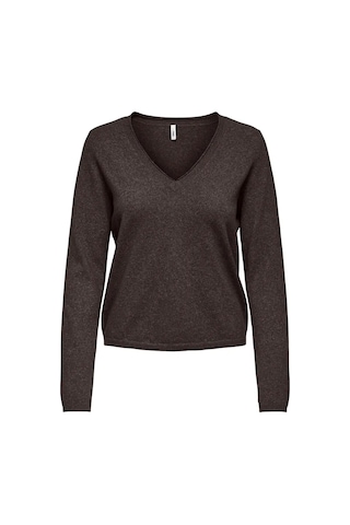 Only Onlloyal Ls V-neck Pullo Knt Noos Kadın Kazak 15368957 Kahverengi