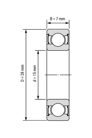 6902 2Rs Rulman 15X28X7 367500434