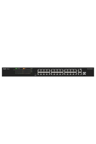 Reyee Rg-es126fgs-lp 24 Port 10/100 24 Port Poe 2 Port Uplınk + 1 Sfp 180 Watt Yonetılemez Ra