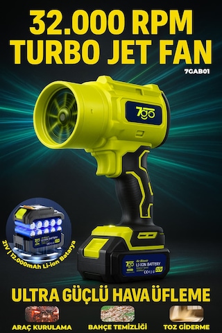 7go 7GAB01 21V Kablosuz Hava Üfleyici