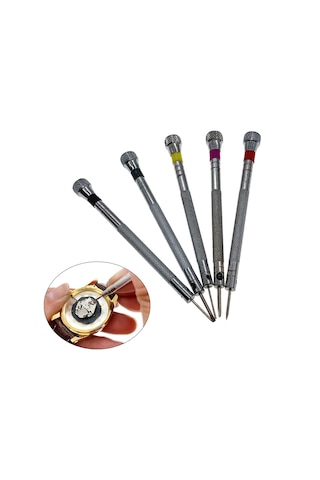 Shineyee 10 Parça Mini Tornavida Seti - Cep Telefonu, Dizüstü Bilgisayar Ve Saat Tamiri İçin Çelik Uçlu 0.8-1.6mm