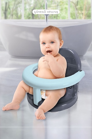 Perfecto Yandan Açılır Minderli Banyo & Mama Oturağı Mint Yeşili