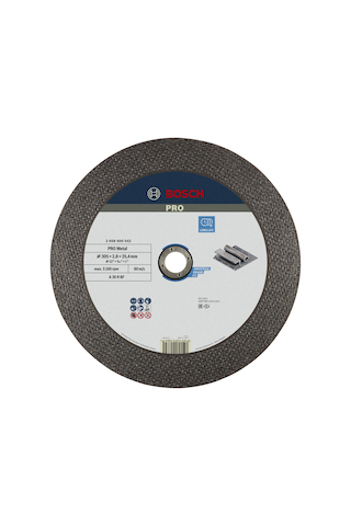 Bosch Accessories Bosch Professional 1 X Kesme Diski, Düz Uzman, Metal İçin Metal, Çelik, A 36 R Bf, Çap 300 Mm, 2,8 Mm, Açılı Taşlama Makinesi Aksesuarı