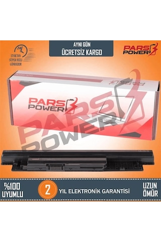 Dell Inspiron 3542-4005f45c, 3542-b03f45c Notebook Batarya - Pil Pars Power 14.8v 2200mah. - Siyah 463517