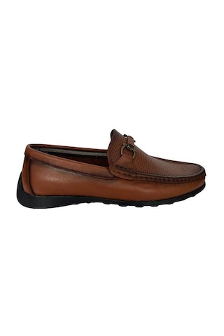 Kemal Tanca 887 2551 Erkek Hakiki Deri Loafer Ayakkabı Taba