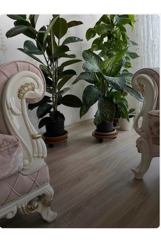 Doğal Çam Ahşap Saksı Altlığı Damacana Altlığı