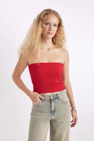 DeFacto Slim Fit Dar Kesim Basic Düz Straplez Bluz D4231AX24HSRD119