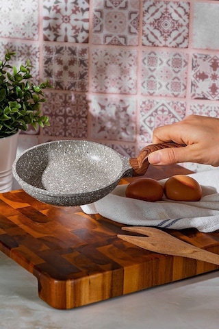 Karaca  Biogranit Dark Silver Mini Tava 14 Cm Gri