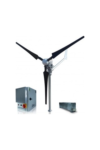 Set 1500w 24v Windsafe Korumalı Rüzgar Türbini + Wind Pro Şarj Kontrol Cihazı İsta-breeze
