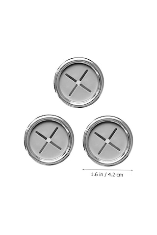 Besthome1 3'lü Yapışkan Banyo Havlu Askısı - Abs, Nefes Alabilir Silikon Kıskaç, Çift Sabitleme Gümüş Gümüş