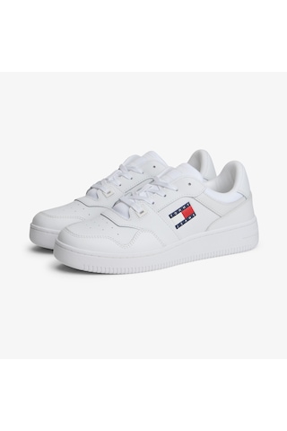Tommy Hilfiger Retro Basket Kadın Beyaz Spor Ayakkabı En0en02933
