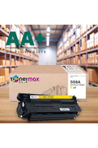 Hp 508a Cf362a Sarı Uyumlu Toner Aa Plus / Color Laserjet Enterprise M552 / M553 / Mfp M577