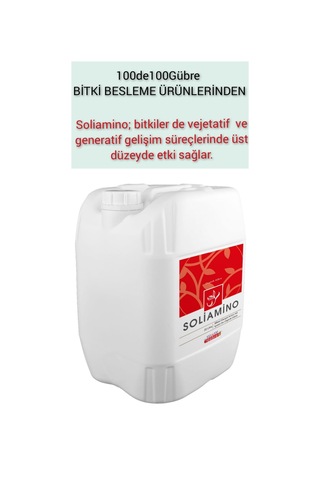 Bitkisel Menşeli Sıvı Gübre Sıvı Aminoasit Soliamino 20 L