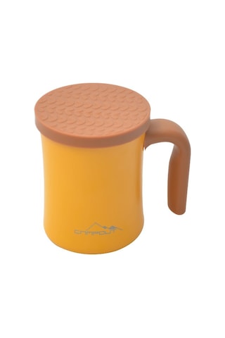 NURGAZ Campout Çift Katmanlı Termos Kupa Sarı (NG 174-S)