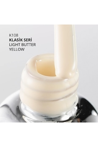 Kalıcı Oje K108, Light Butter Yellow, 10 Ml