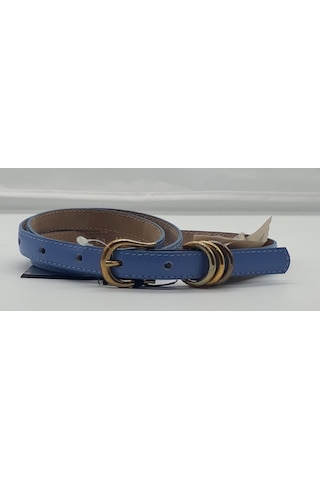 6100/568 Massimo Dutti Bayan Kemer Mavi