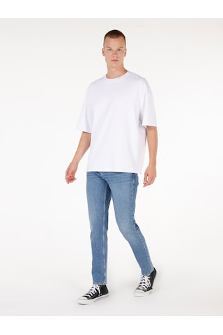 Colin's Colins 067 Jack Normal Kesim Orta Bel Düz Paça Mavi Erkek Pantolon Cl1071702 Denim