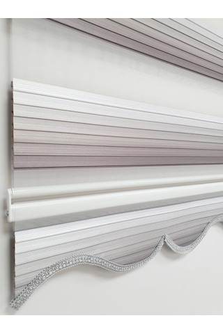 Bbb Geniş Pliseli Renk Geçişli Zebra Stor Perde Mz290