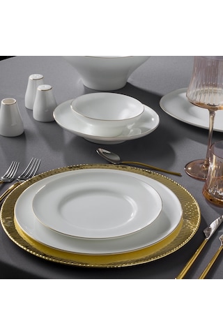 Jumbo Laurel Gold 55 Parça 12 Kişilik Yemek Takımı Gold