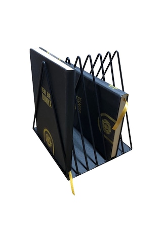 Metal Üçgen Dergilik Plaklık Gazetelik 7 'Li Sac Raf Wd43S