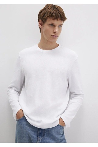 Mavi Erkek Sweat M065755-620-22497 Beyaz