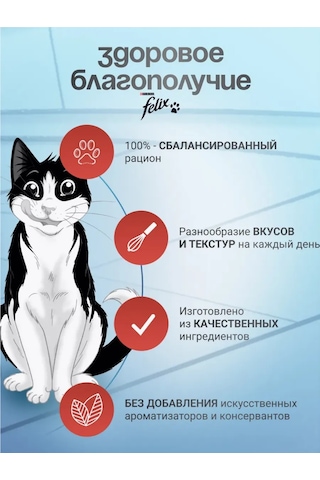 Felix Felix Sığır Etli Kedi Maması 26 Adet 278163022