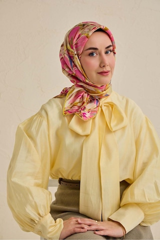 Silk Home Twill İpek Eşarp 11501-18 Pembe