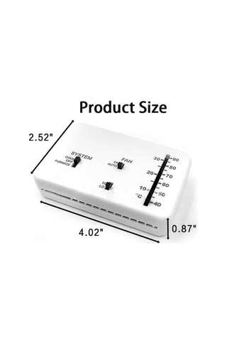 Pazly Dometic Rv Analog Termostat Isıtma Soğutma Yedek Parça 3106995.032