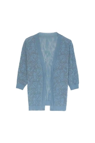 Siyah Dış Hırka Kadın Kısa Üst İnce Kesit Şal Yaz Etekli Örme Kazak Siyah