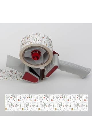 Dekoratif Ambalaj Ve Paketleme Bandı 45Mmx25Mt Ayıcık Desenli