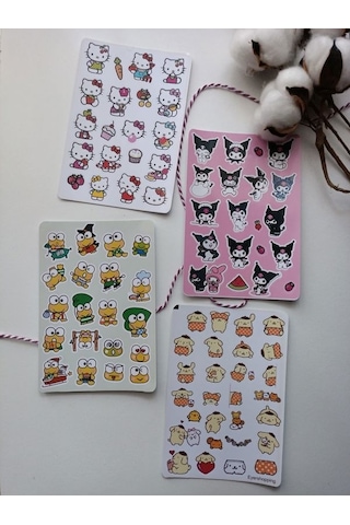 Sanrio Hello Kitty 88 Adet Etiket Sticker Set