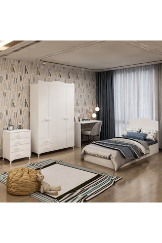 Garaj Home Yıldız 4 Kapaklı Genç Odası Takımı Diğer