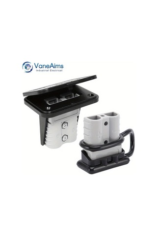 Dream011 Anderson 50a 120a 175a Bağlantı Elemanı Koruyucu Kapak Fiş Kauçuk Toz Kapak 2 Adet Gri 50a