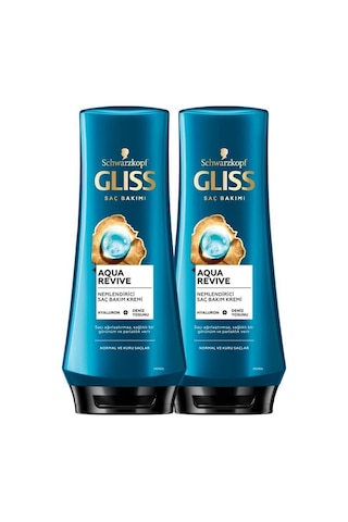 Gliss Aqua Revive Nemlendirici Saç Kremi 2 x 360 ML