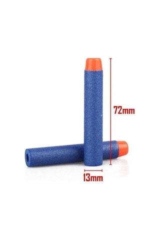 12'li Yumuşak 7cm Vantuzlu Köpük Dart Seti - Dart Tabancalarıyla Uyumlu Oyuncak Dart
