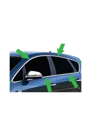 Opel Astra J Hb 2010-2014 Cam Çerçevesi Krom 12 Prç. P.çelik Hb